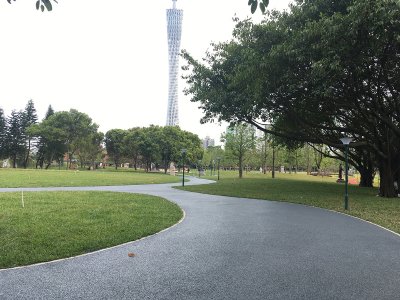 廣州宏城公園生態透水混凝土